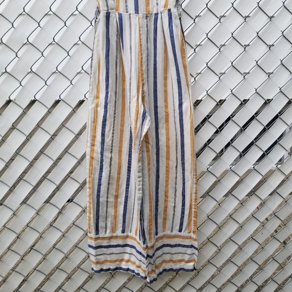 Japna sleeveless striped straight leg jumpsuit S - Picture 4 of 6